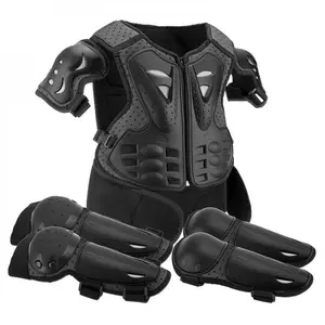 Kids Armor Vest Protector| Balance Bike Dirt Bike Chest Guard| Adjustable Impact Protection for Ages 6-13| Knee Elbow Back Shoulder Safety Gear| Breathable Youth Motorcycle Armor Set juggernaut  pads football  pad