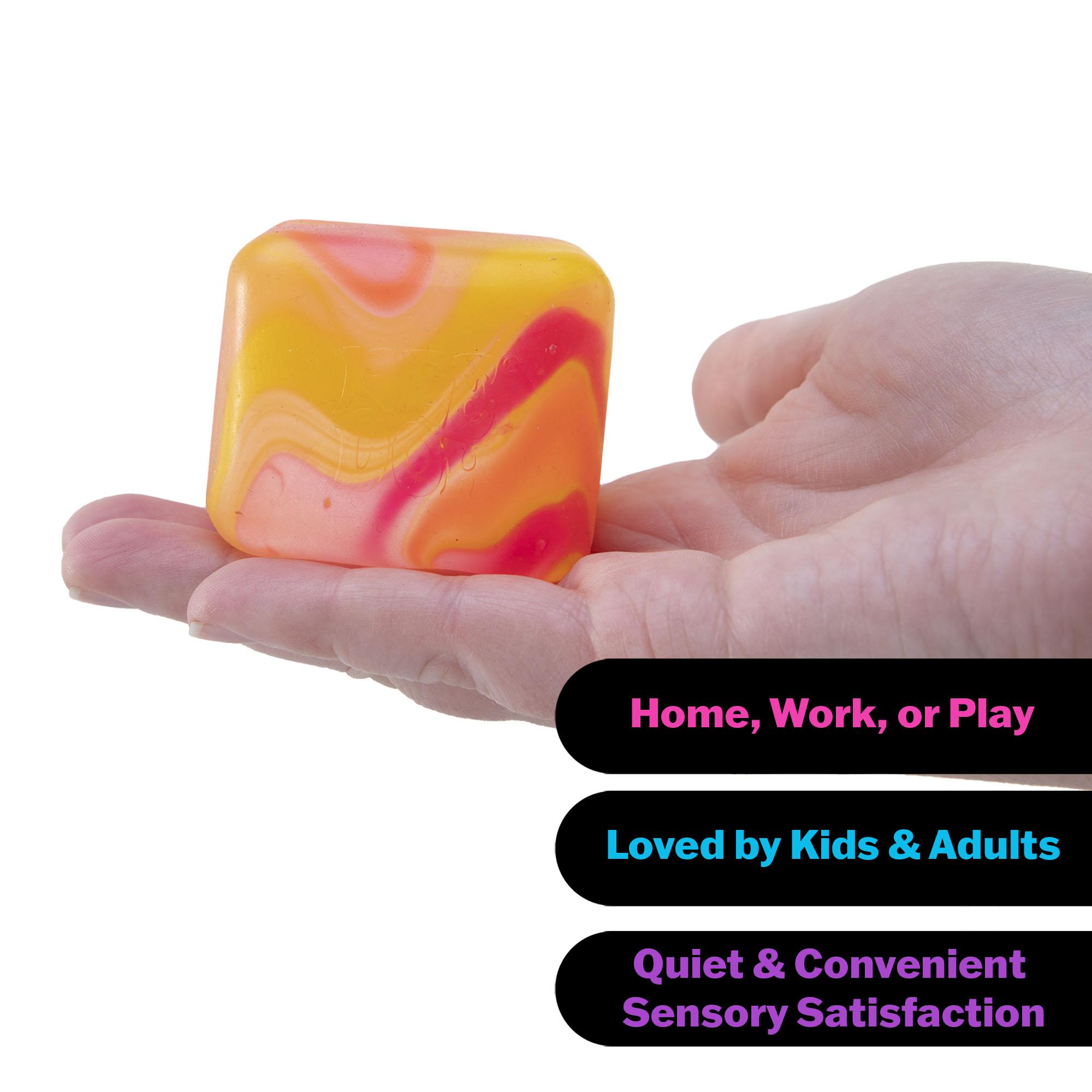 NeeDoh Swirl Nice Cube – Sensory Fidget Toy with Super Solid Squish, Stretchable Stress Relief, One Random Color NeeDoh Swirl Nice Cube – Sensory Fidget Toy with Super Solid Squish, Stretchable Stress Relief, One Random Color