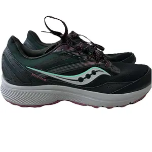 Saucony Cohesion TR15 Black Grey Purple Running Shoes Men's S10706-05 New