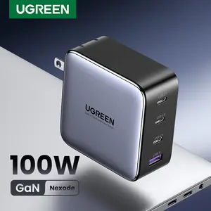 UGREEN 100W/140W/200W Nexode USB C Super Charger. 4-Port GaN Foldable Wall Adapter. Perfect for MacBook Pro/Air, iPad Pro, iPhone 17/16/15 Pro. Fast Charging Charger,September Restock，TikTokShopBlackFriday ,TikTokShopJumpstartSale