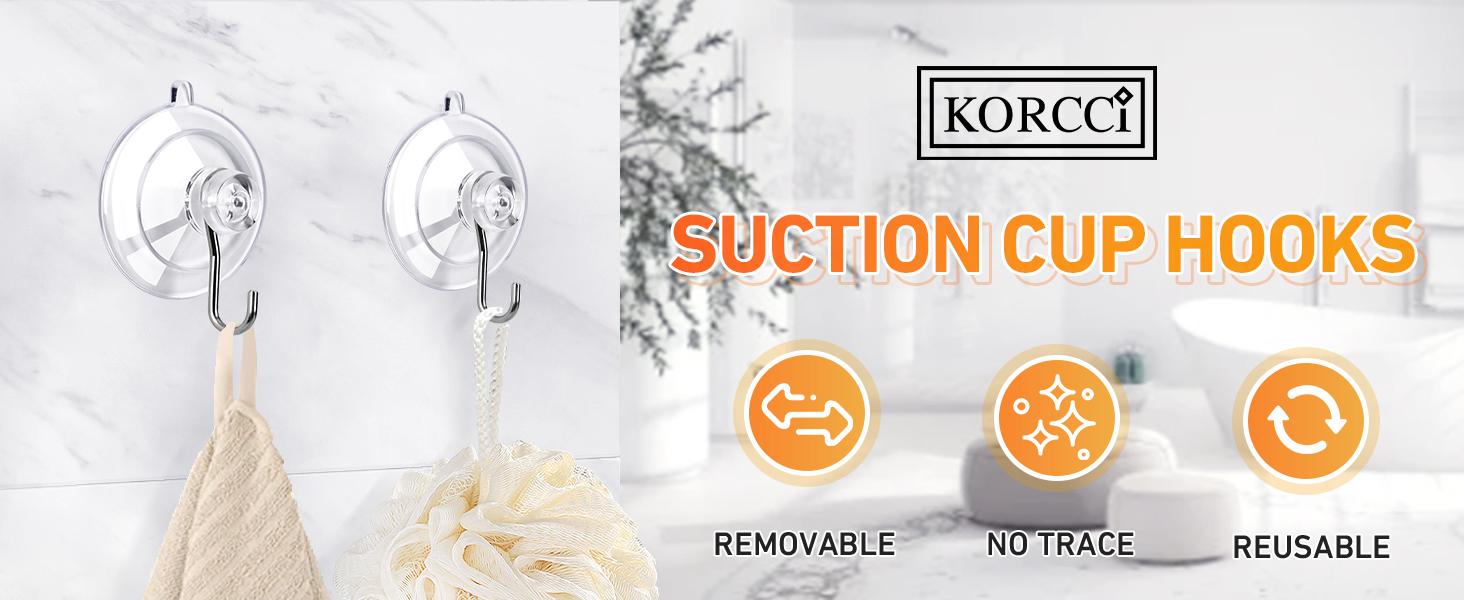 Suction Cup Hooks 12Pack Max Load 10LB 1.77In Clear Small Reusable & Removable Hook Suction Cup with Stainless Steel Hooks Organiser Silicone