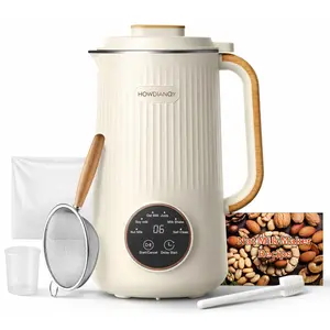 HDQ 2026 Nut Milk Maker Machine, 32oz All-in-1: Multifunctional Automatic Nut Milk Machine& Soy Milk Make& Almond Milk Maker& Oat Milk Maker& Coconut Milk Maker& Juicer With Delay Start/Self-Clean