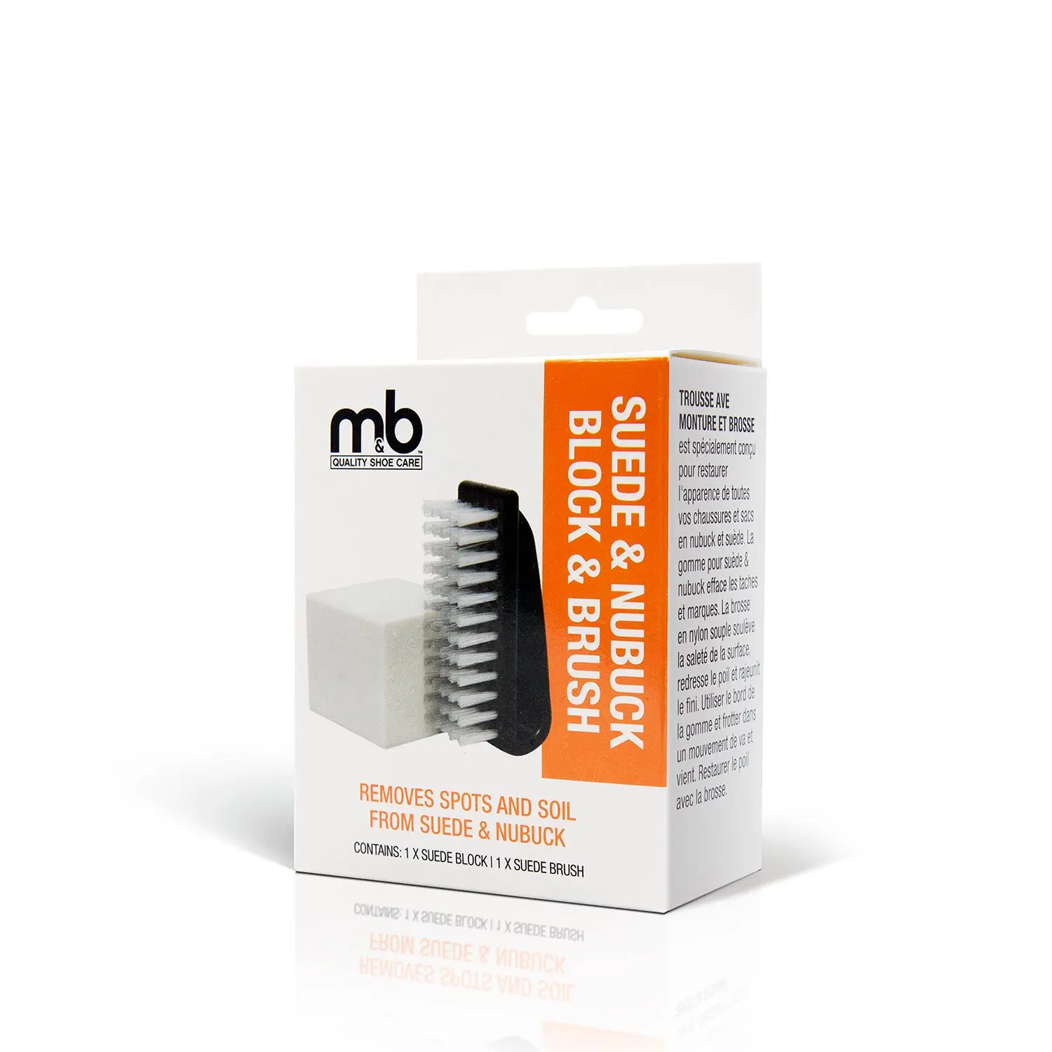 M&B Suede + Nubuck Block & Brush Kit