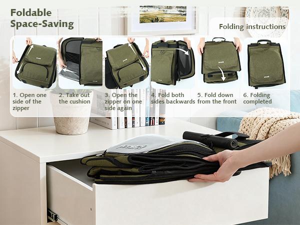 Pecute Space Capsule Pet Backpack Animal Carrier - Expandable Large Capacity, Breathable, UV-Protective for Cats and Puppies Pecute Space Capsule Pet Backpack Animal Carrier - Expandable Large Capacity, Breathable, UV-Protective for Cats and Puppies