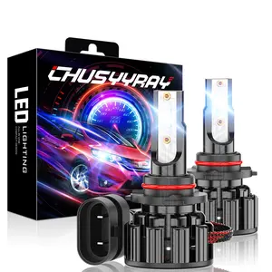 Para For Chevy Silverado 1500 2500 2007 2008 2009 2010 2011 2012 2013 2014 2015- 6000K LED Faros Kit de Luz Alta High Lumen Headlight
