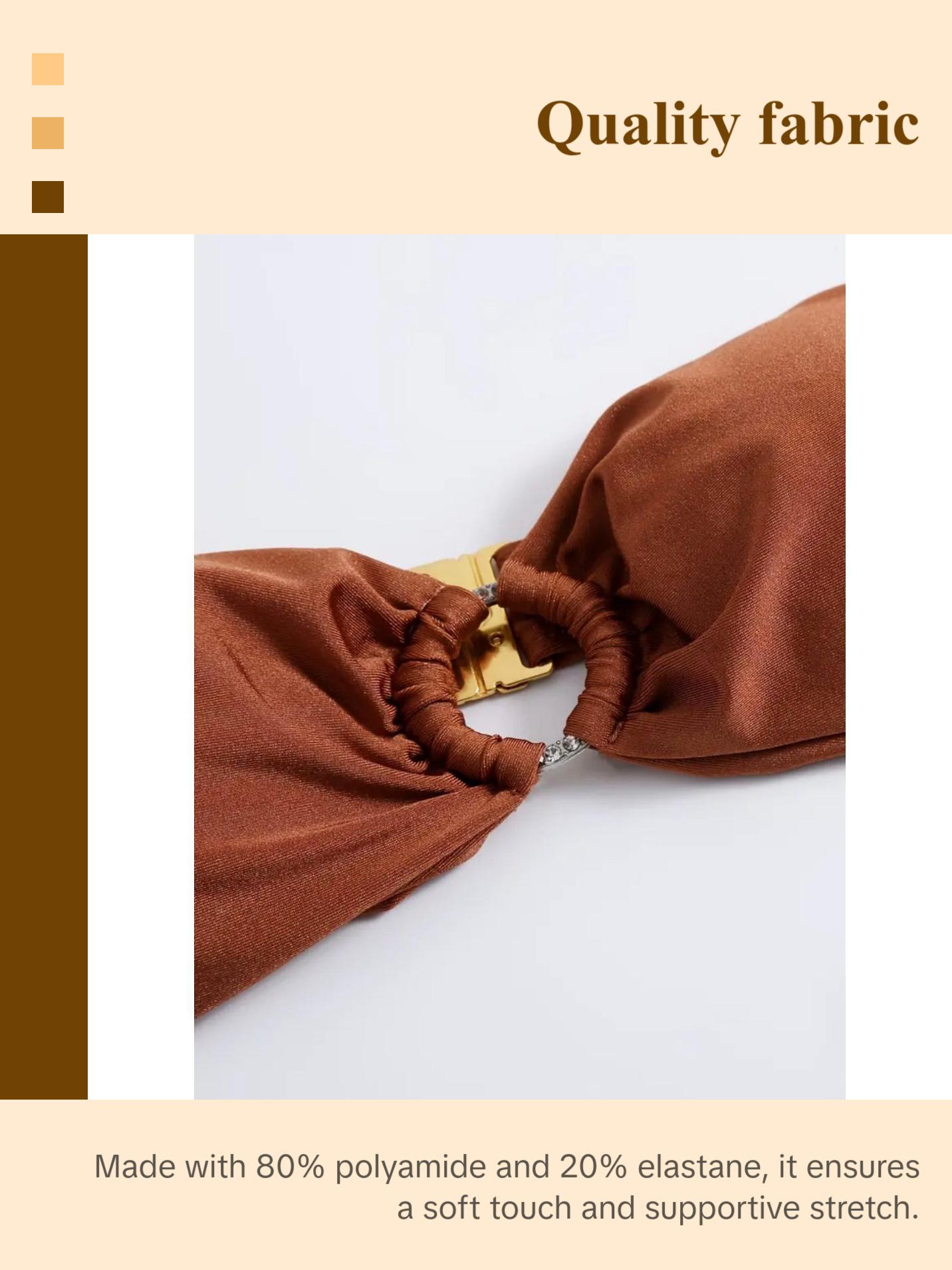 Strapless Tube Top Bikini Sets