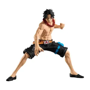 21cm Grandista Series Portgas D. Ace Fire Fist Official Anime Figure PVC Collectible Figurine Table Ornament Fan Collection Holiday & Birthday Gifts