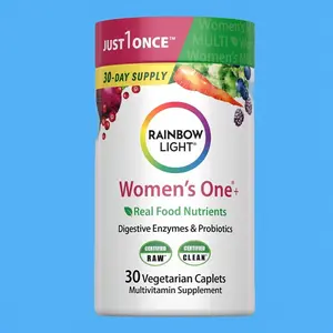 Just1Once Women's One High Potency Daily Multivitamin with Vitamin C Biotin Ashwagandha Vegetarian 30 Count
