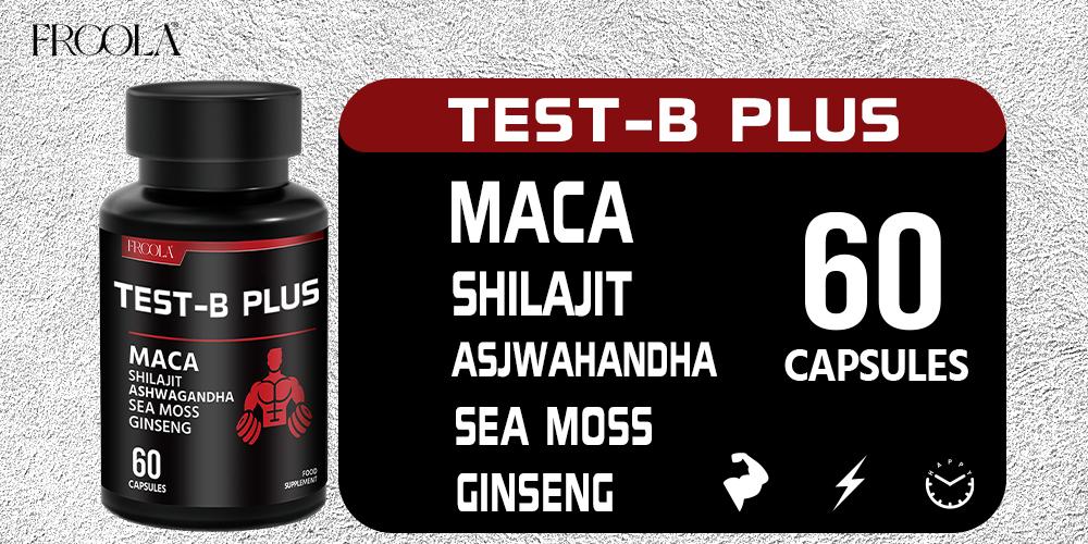 Organic Black Maca Capsule Supplements