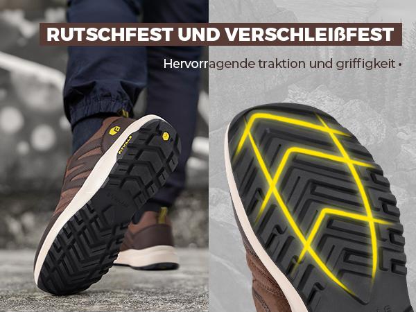 FitVille Men's Explorer Outdoor Slip-On Sneakers V2 Durable Synthetic Leather Rubber Sole for Casual Walking and Running Outdoorfun Athletic Shoes Mesh Shoes SpringStatements