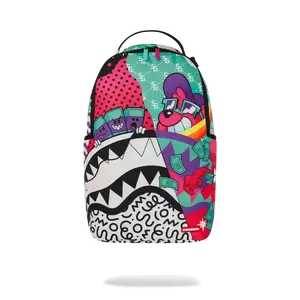 Sprayground SG Characters Street Art Collage DLXR Backpack
