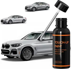A83 Glacier Silver Touch Up Paint for BMW, DIY Car Paint Scratch Repair Kit, Automotive Paints, Quick & Easy Fix Scratch Repair for X1/X2/X3/X4/X5/X6/1/2/3/4/5/7 Series/Z4/B6/B7