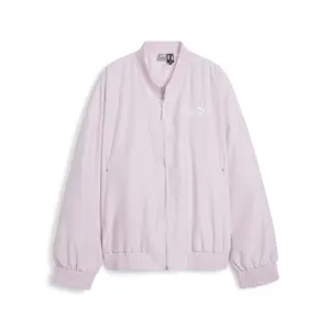 PUMA Womens Style Jacket Athletic Outerwear Casual Full Zip - Purple