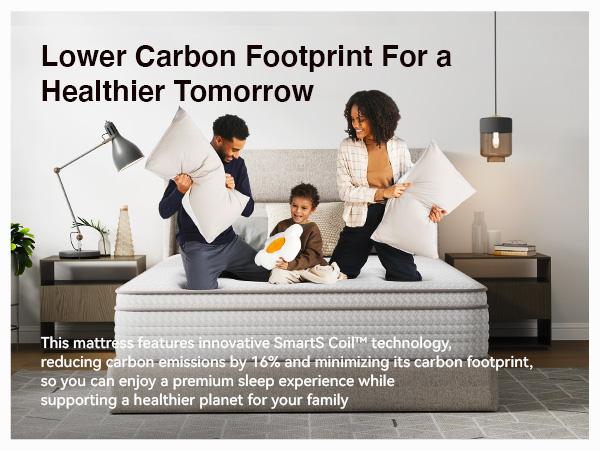 Fiberglass-Free &Full/Queen/King Mattress -6/8/10/12/14 Inch-Perfect Balance of Softness & Firmness: High-Quality Mattress for All Sleepers & Body Alignment-Motion Isolation Mattress