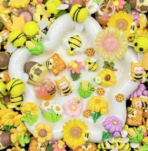 Love for Honey - Live Mix – Mixed-Size Resin Cabochons for DIY Crafts, Phone Cases & Resin Art