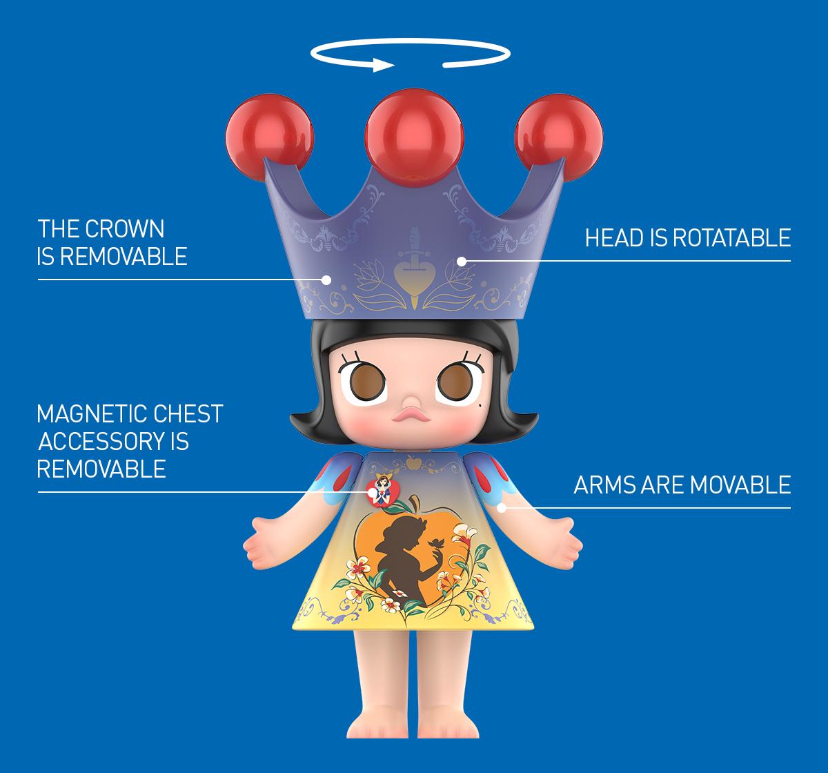 POP MART MEGA ROYAL MOLLY 400% Snow White