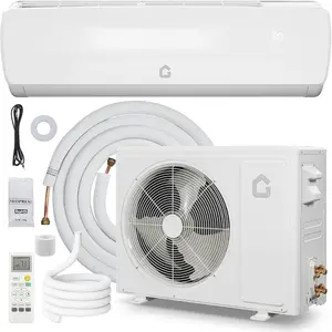 Complete DIY Mini Split AC & Heater 12000 BTU 19 SEER2 for 750 Sq Ft, Pre-Charged with Full Installation Kit, Save Big on Bills!