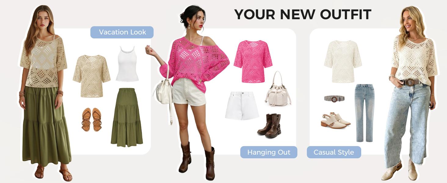 Fisoew Women's Bohemian-Inspired Beige Crochet Top with V-Neck #Springtok #summervibes Casual Chic Womenswear Lightweight costco finds this week tops women's clothes flash sale summer tops,summerwins,summeroutfits,vacationoutfits,beachoutfits Fisoew Women's Bohemian-Inspired Beige Crochet Top with V-Neck #Springtok #summervibes Casual Chic Womenswear Lightweight costco finds this week tops women's clothes flash sale summer tops,summerwins,summeroutfits,vacationoutfits,beachoutfits