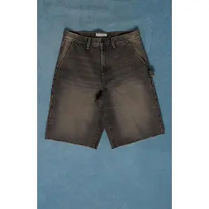 Pacsun Men's Harrison Cutoff Baggy Carpenter Jean ShortsÂ Brown
