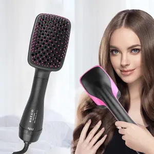 2-in-1 Comfort Comb Design Multi-functional Straightening Comb, Quick Hair Drying and Styling Tool, Exclusive Customized Gift for Ladies