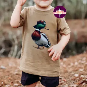 YOUTH & ADULT  Mallard shirt, country boy clothes, toddler boy clothing, deer hunting lover, boys clothes