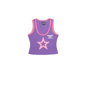 Canaan Purple Graphic Tank Top