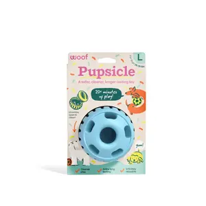 Pupsicle Blue - World's Best Treat Dispensing Dog Toy