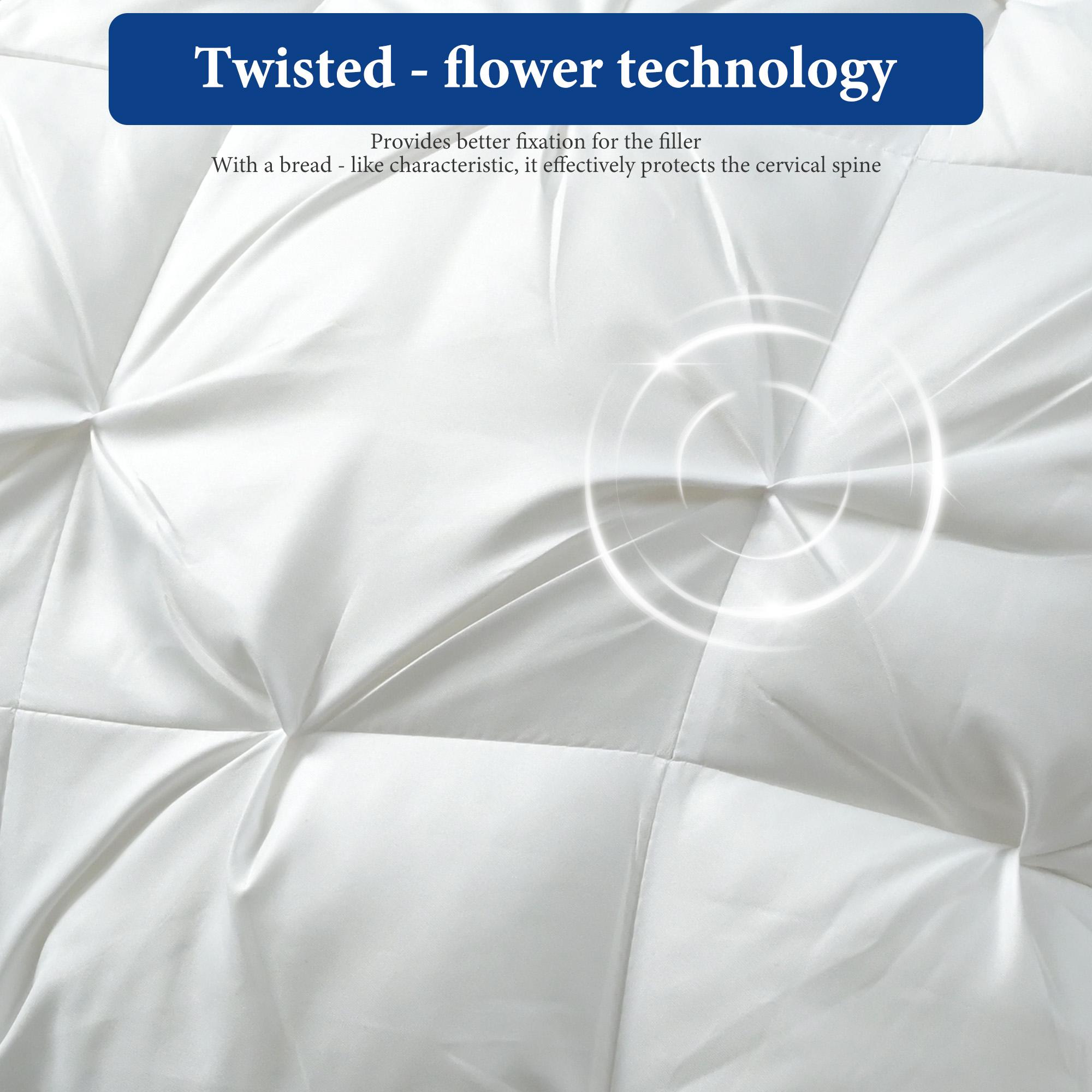 Raybee Luxury 5-Star Hotel Quality Pillows For Queen Size, Neck Support Pillows In Full,Ultra-Soft Cooling Pillows for Your Bed,Sofa,Couches ,Fluffy Pillows for Neck Pain,Couple pillow,Ideal Gift [Black Friday]