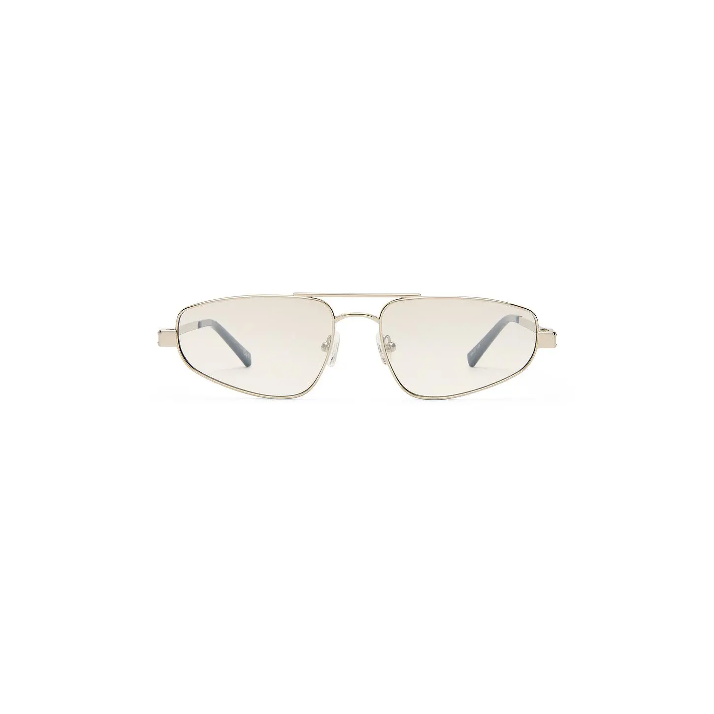 Le Specs Treasure Sunglasses in Silver & Silver Flash Tint