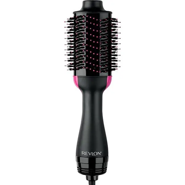 REVLON One-Step Volumizer Hair Dryer and Styler, 2.8" Barrel, Black | Salon Quality Blowout Brush for Damp to Dry Hair, 3 Heat Settings, Best for Medium to Long Hair