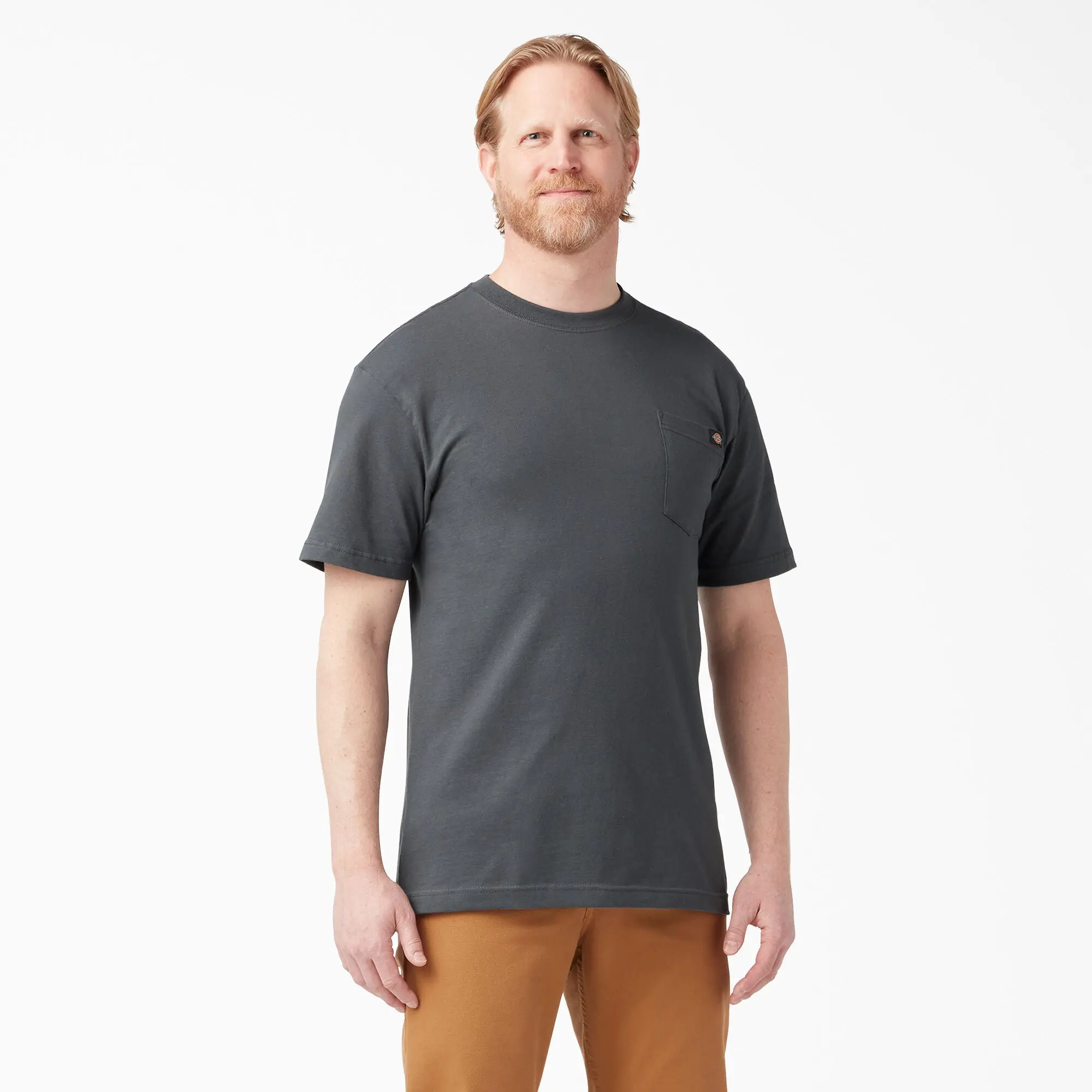 Dickies Lightweight Short Sleeve Pocket T-Shirt,Soft Comfort,Functional Pocket,Classic Workwear Style