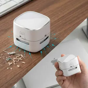 Portable Mini Vacuum for Desk Bed & Keyboard | Clean Dust Eraser Shavings Easily | Trending School Office Gadget