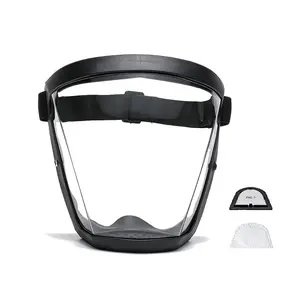 Full Face Shield, Splash & Dust Proof Transparent Protective Mask with Soft Silicone Lining and Ventilation Hole Design, Unisex Adjustable Headgear for Cycling, Skiing, Industrial Processing and Various Home DIY Craft Projects.memorial day sales