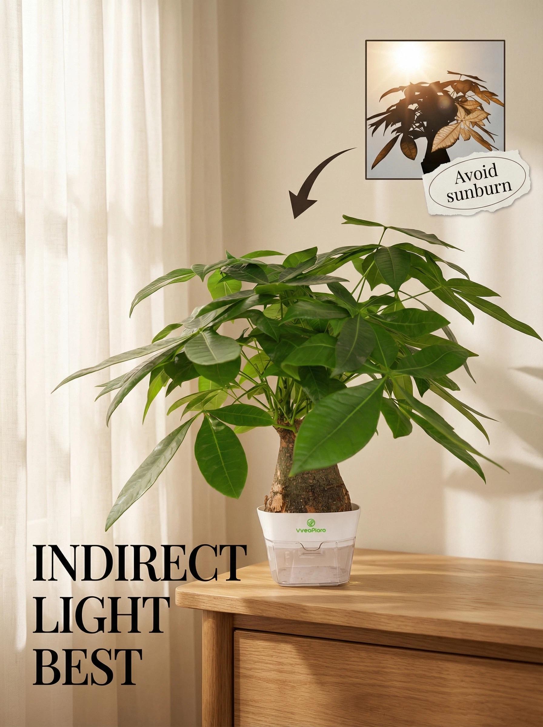 Prosperity Money Tree - Pest-Free Evergreen Plant with Undamaged Stems, High Plasticity Bonsai Suitable, Ideal Gift for Relatives & Beginners (Indoor/Office Use) Prosperity Money Tree - Pest-Free Evergreen Plant with Undamaged Stems, High Plasticity Bonsai Suitable, Ideal Gift for Relatives & Beginners (Indoor/Office Use)