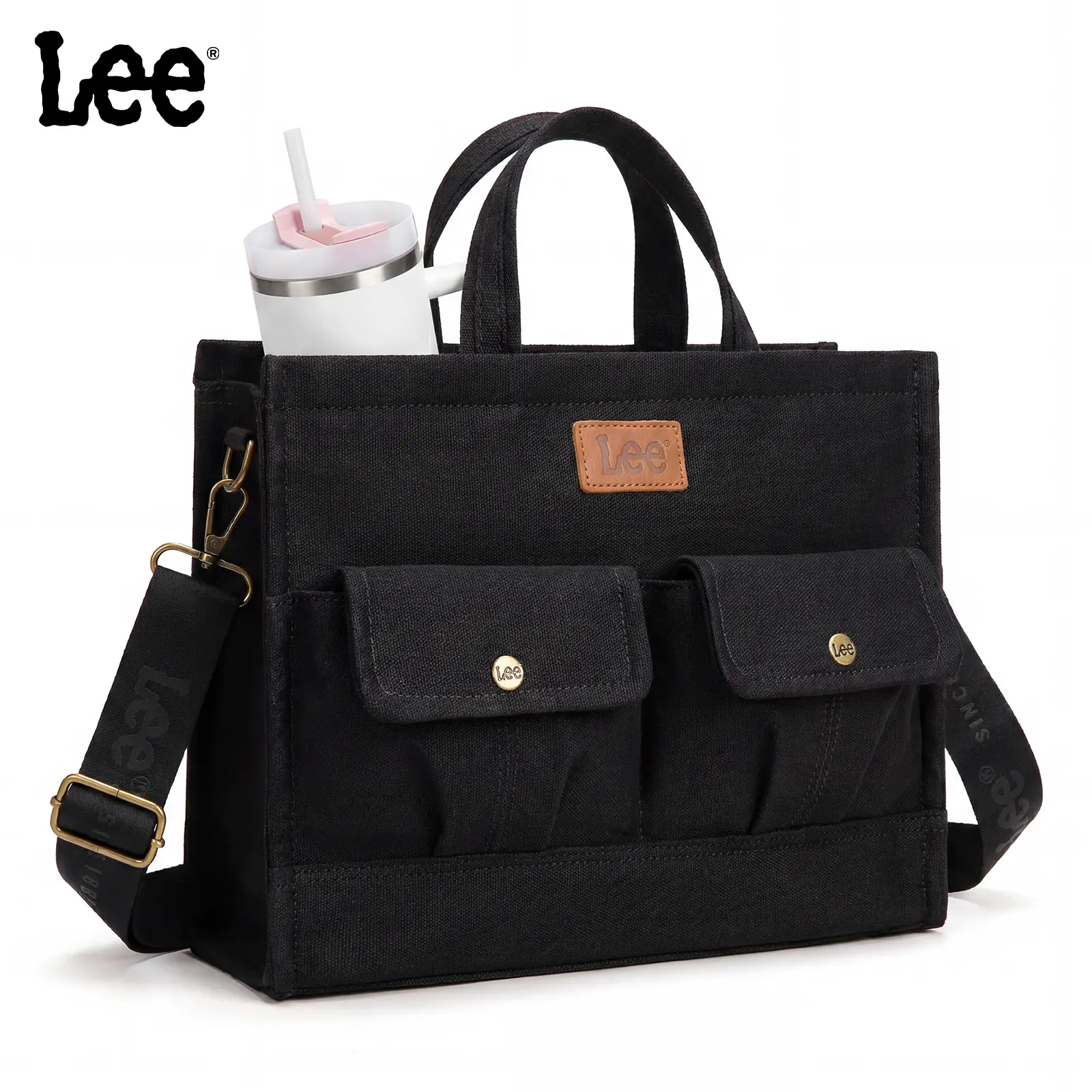 Lee nurse tote bag, work tote purse,messenger bag, fits iPad and 13-Inch laptop, multiple pockets, large capacity, practical bag for nurses, work, shchool, and everyday use.