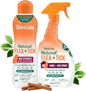 Natural Flea & Tick Max Shampoo & Spray