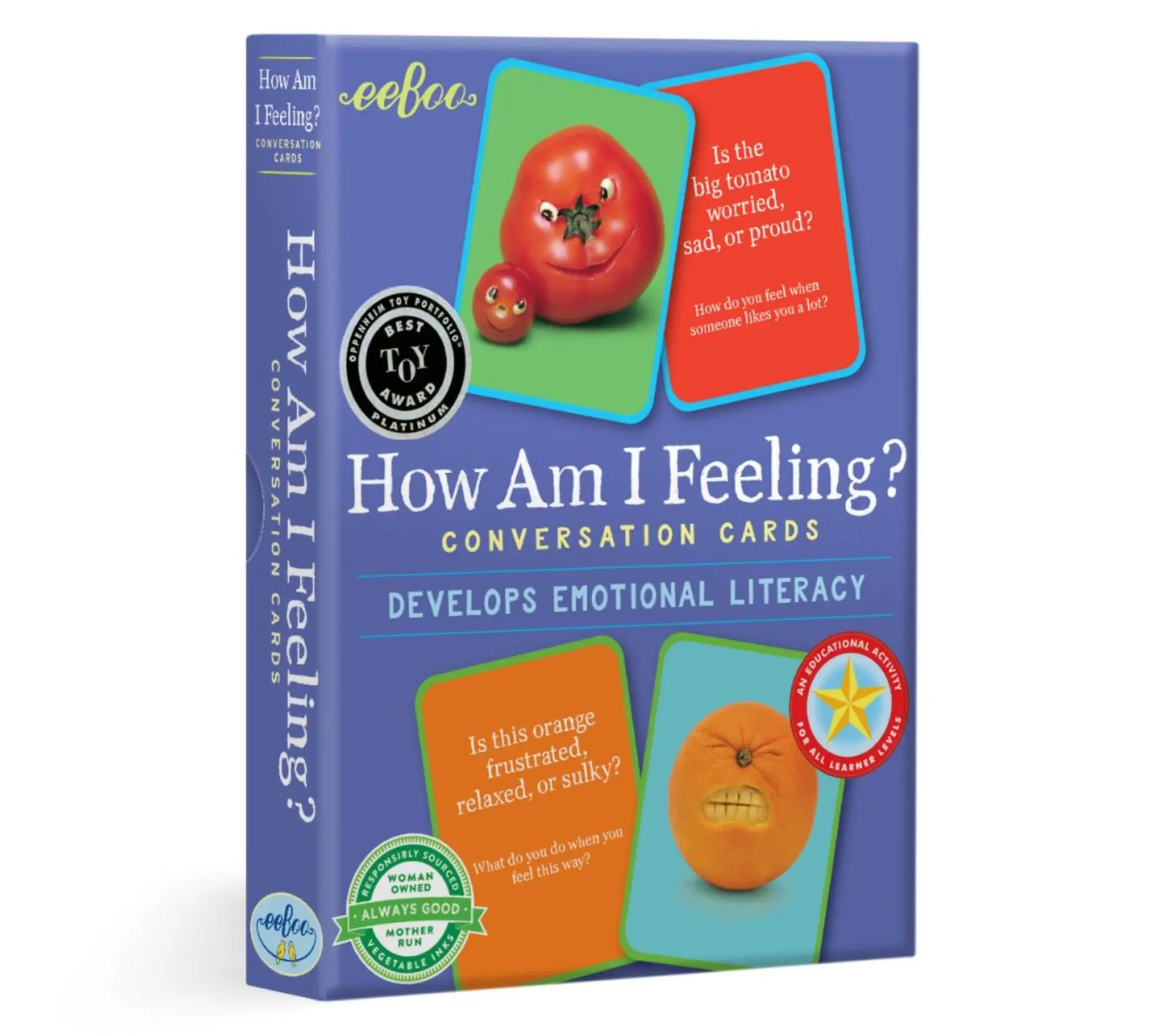 eeBoo How am I Feeling? Conversation Flashcards eeBoo How am I Feeling? Conversation Flashcards