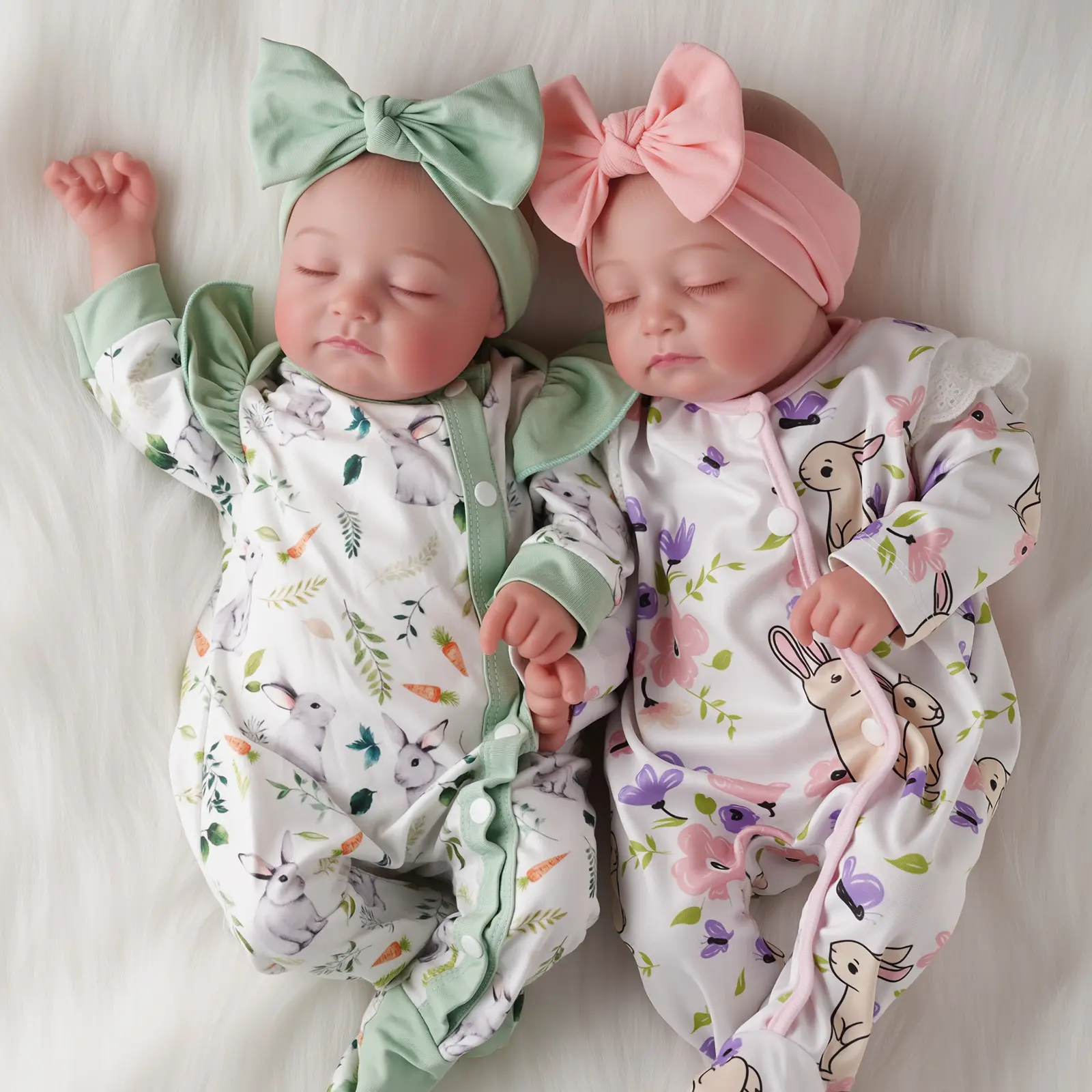 #Summervibes#DealsForYouDays Lifelike Reborn Baby Dolls 20Inch Fabric body+vinyl limbs Real Life Baby Dolls with Toy Accessories For kids Age 3+ Suitable gifts for Mother's Day Valentine's Day Children's Day & Christmas