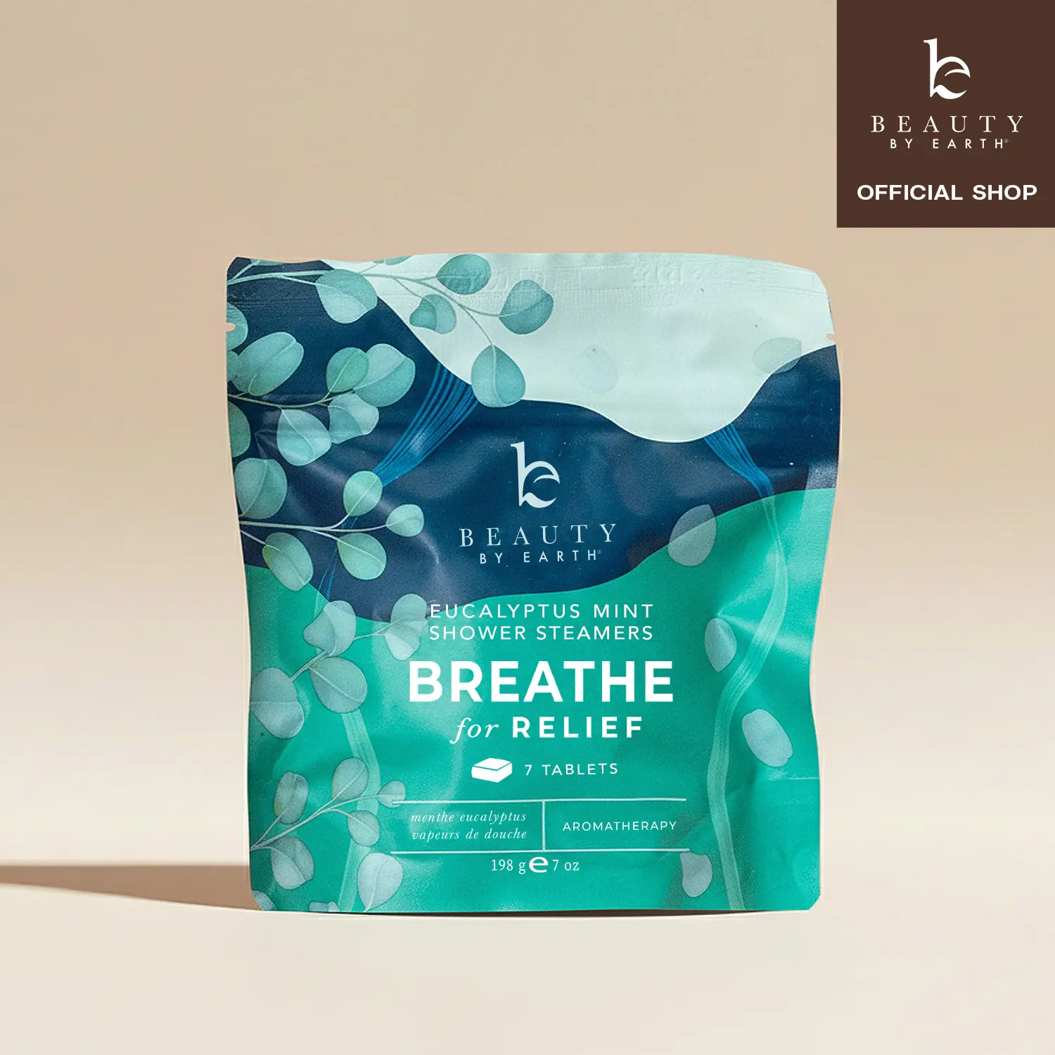 Beauty by Earth 7 Pack Shower Steamers - Gentle Aromatherapy Blend Lavender Citrus Eucalyptus Rosemary Menthol Scented Soothing Comfort Spa at Home Relaxation
