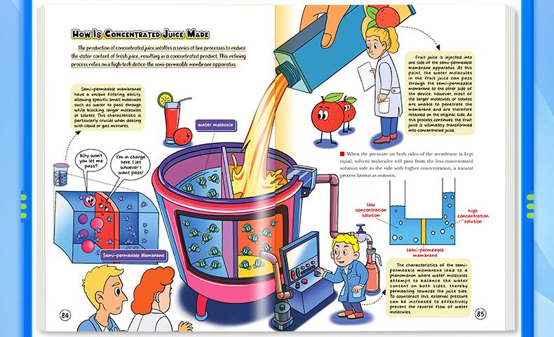 【TIKBOOKS】【Physical Chemistry Comic Enlightenment Book】Comic form tells the knowledge of mathematics, physics and chemistry to stimulate children's interest in learning
