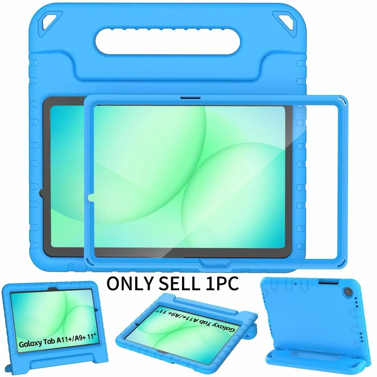 for Samsung Galaxy Tab A11+ Plus/A9+ Plus 11-inch Handheld Shockproof Protective Tablet Covers, Built in Screen Protector, Accessories