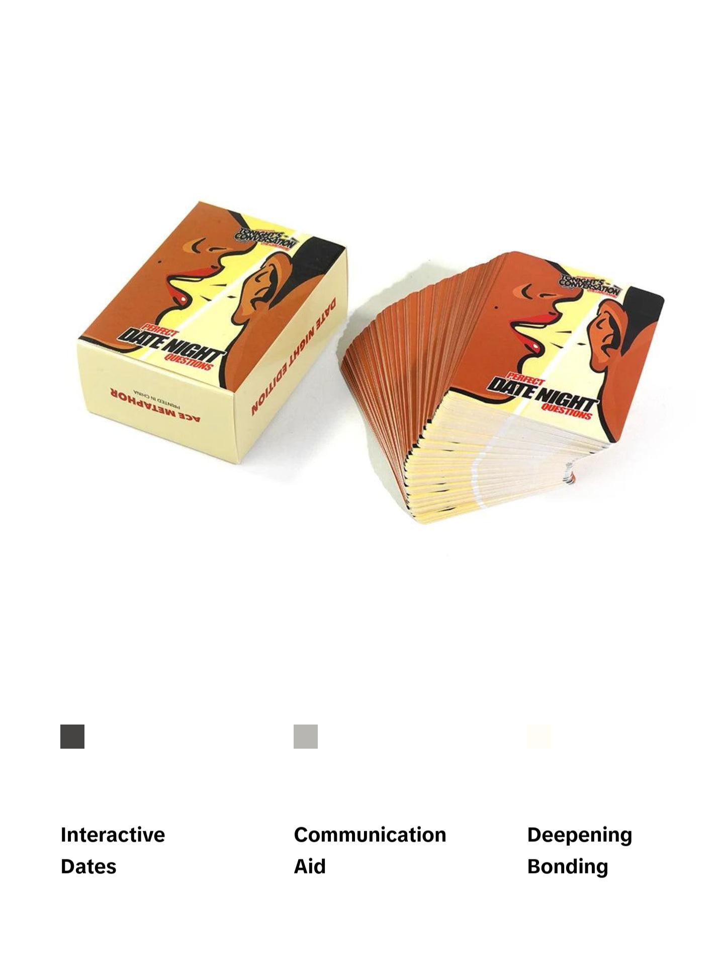 Tonight's Conversation Starter Card Game Date Night Edition over 100  Open-Ended Questions - TikTok Shop