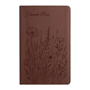 ESV Brown Standard Size Holy Bible Large Print | Bunch of Flowers - Tiktok