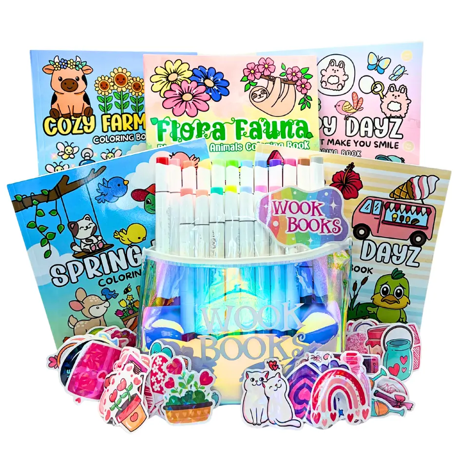 The Ultimate Coloring Book Bundle by Wook Books