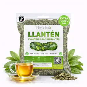 Herbalista - Llanten Herbal Tea (Plantain Leaf) – Premium Loose Leaf Botanical Infusion – 4 oz (113 g) Traditional Mexican Herb – Wildcrafted, 100% Natural, Vegan, Non-GMO, Caffeine-Free