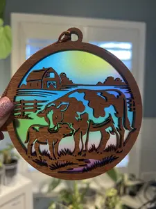 Cows Suncatcher for Sunny Window