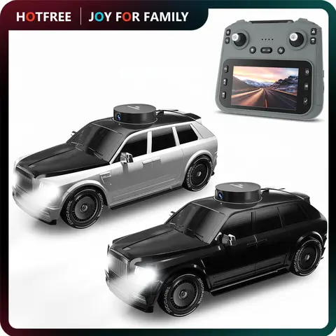 Hotfree 1/24 FPV RC Drift Car, 4WD High‑Speed Remote Control Car with HD Rotatable Elevating On‑Board Camera, Screen‑Mounted Dual‑Joystick Remote, Real‑Time Live Video, Indoor Outdoor Drift Racing Vehicle, Birthday Christmas Gift for Kids Boys Adults