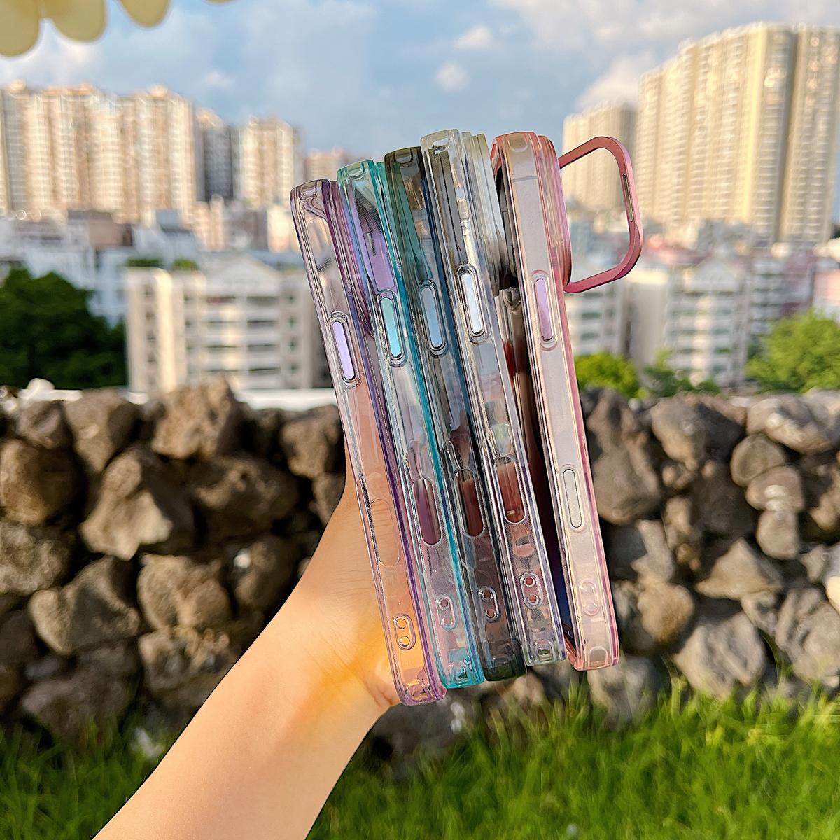 For iPhone 17 Pro Max/17 Air 16 15 Pro Max 14 13Pro/Plus Case Luxury Soft TPU Slim Translucent Matte Magnetic Wireless Charging Shockproof Cover