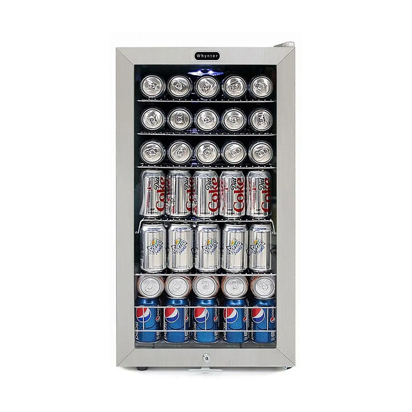 Whynter 120-Can Beverage Refrigerator with Lock