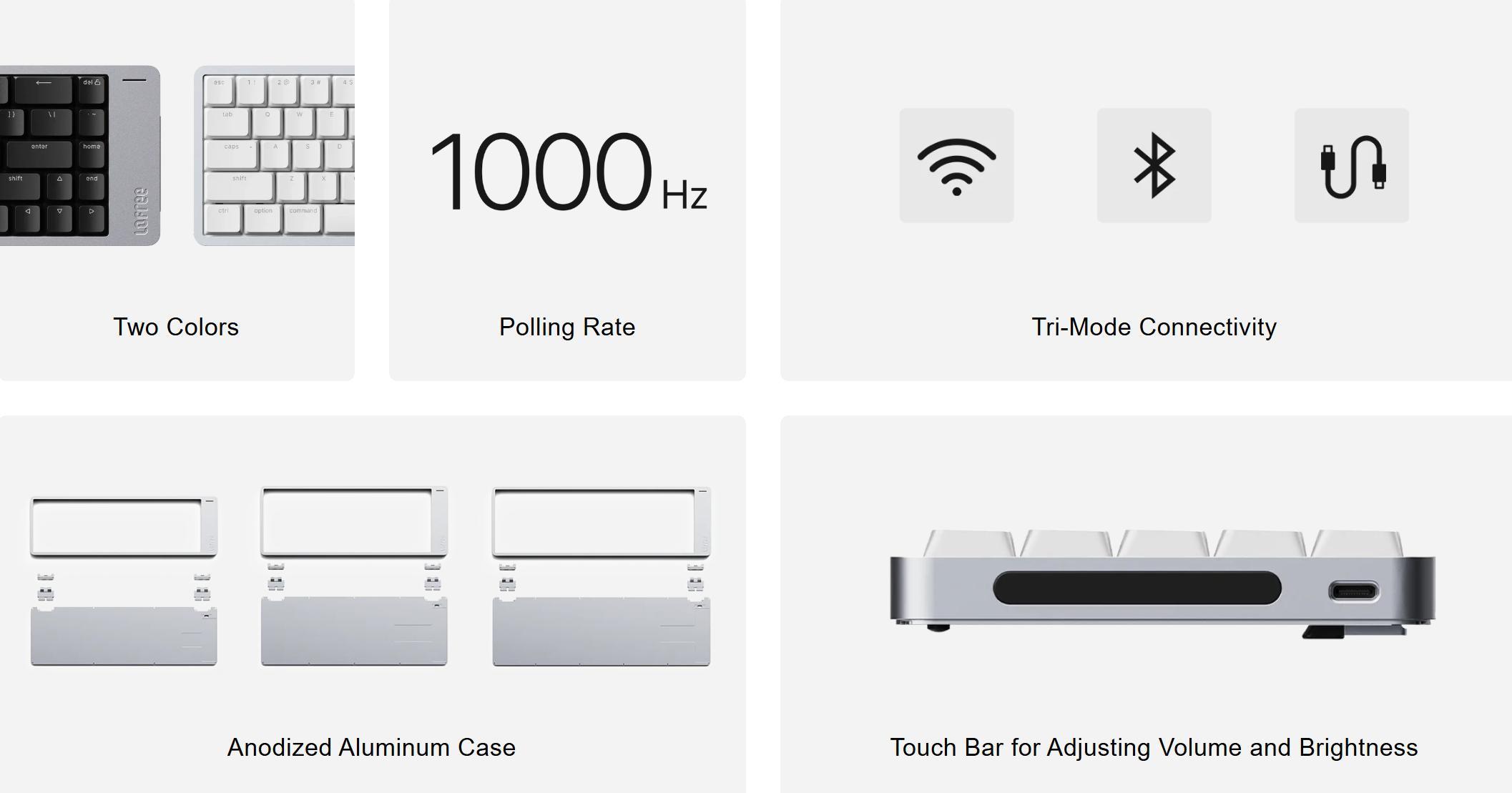 Lofree Flow 2 100-key Low-profile Mechanical Keyboard